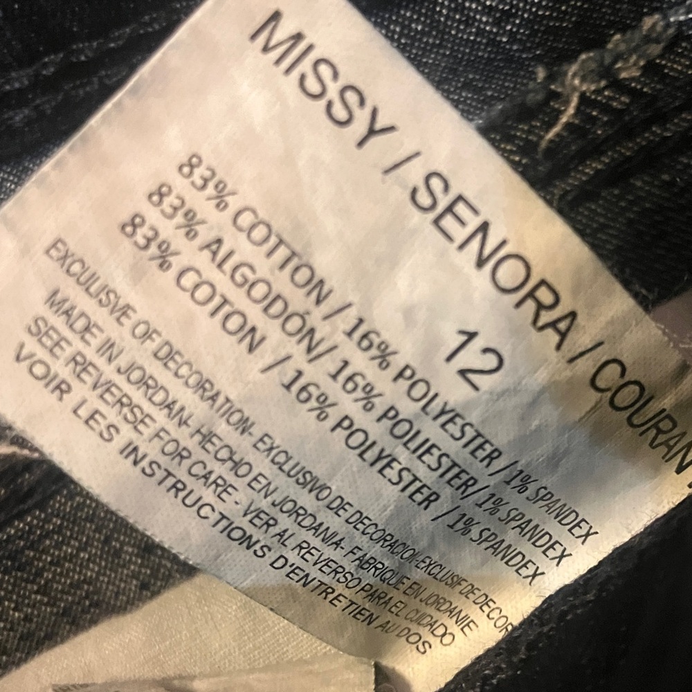 Dark Blue Denim Skimmer Capri Jeans 12 - Picture 9 of 9